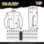 Impermeable R7 Color Negro