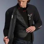 CHAMARRA ALPINESTARS SMX WATERPROOF NGO/BCO