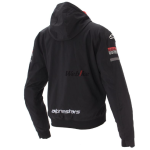 CHAMARRA TEXTIL SEKTOR V2 TECH HOODIE NGO/ROJO