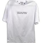 Playera Astro VIVIR PARA RODAR Y RODAR PARA VIVIR Blanca Premium Oversized