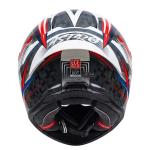 CASCO ASTRO PISTA BATMAX AZUL, BLANCO. ROJO