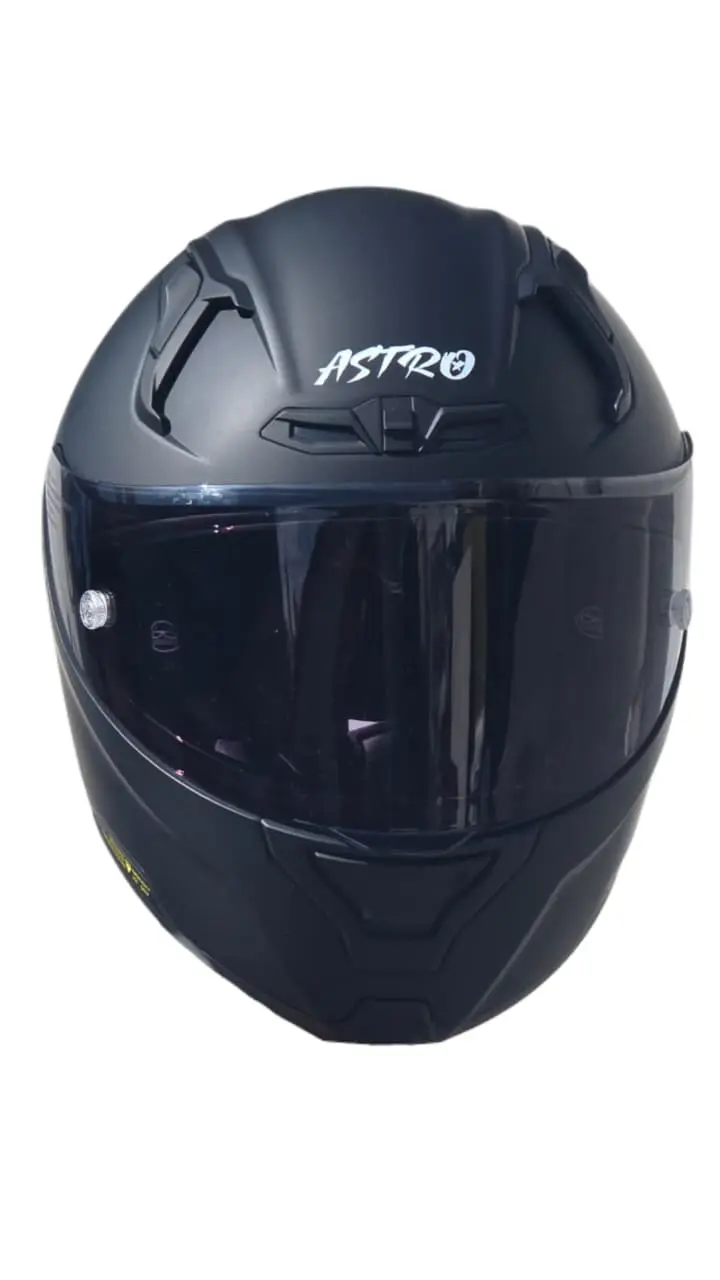 CASCO ASTRO PISTA NEGRO/NEGRO MATE