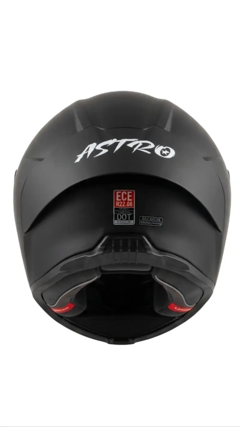CASCO ASTRO PISTA NEGRO/NEGRO MATE