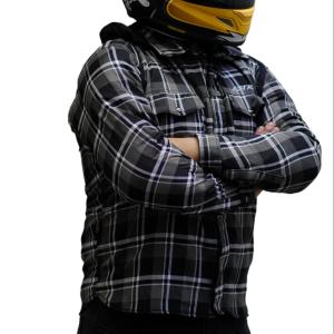 CAMISA ASTRO DE FRANELA CON PROTECCIONES NGO/GRS