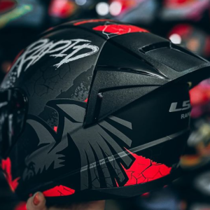 Casco LS2 Integral Rapid II Raven