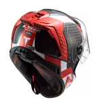 Casco Deportivo Ls2 Thunder C Racing 1 Rjo/ngo 100% Carbono
