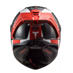 Casco Deportivo Ls2 Thunder C Racing 1 Rjo/ngo 100% Carbono