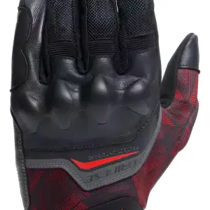 GUANTES ERMEX NGO/ROJO LAVA DAINESE