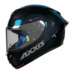 OUTLET Casco Axxis Cobra Carbon Azul DE VENTA EXCLUSIVA EN PAGINA