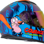 CASCO SHAFT PERRO COBARTE AZUL NARANJA