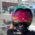 Casco Axxis Hawk ¡ay Güey! PINTORA + Pinlock Ece2206