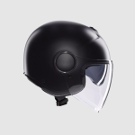 CASCO MOTO JET E2206 ETERES SOLID NEGRO MATE