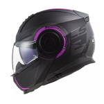 Casco Ls2 Scope Arch Abatible Negro Rosa Astro