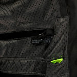 CHAMARRA DAINESE DE PIEL RACING 5 NGO/RJO FLUO