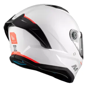 CASCO MT HELMETS FF128sv BRAKER A0 BLANCO PERLA