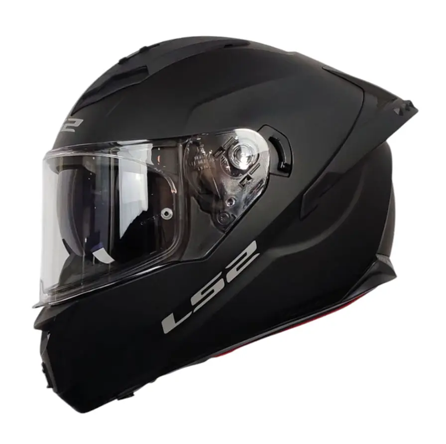 CASCO LS2 FF806 FUSION II NEGRO MATTE CON LUZ LED Y INTERCOM