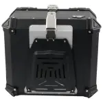 Caja Para Moto Trasero R7 Racing Aluminio Negro