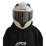 CASCO ASTRO ABATIBLE 967 BLANCO