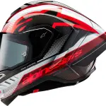 CASCO ALPINESTARS SUPERTECH R10 Element White / Bright Red / Carbon black