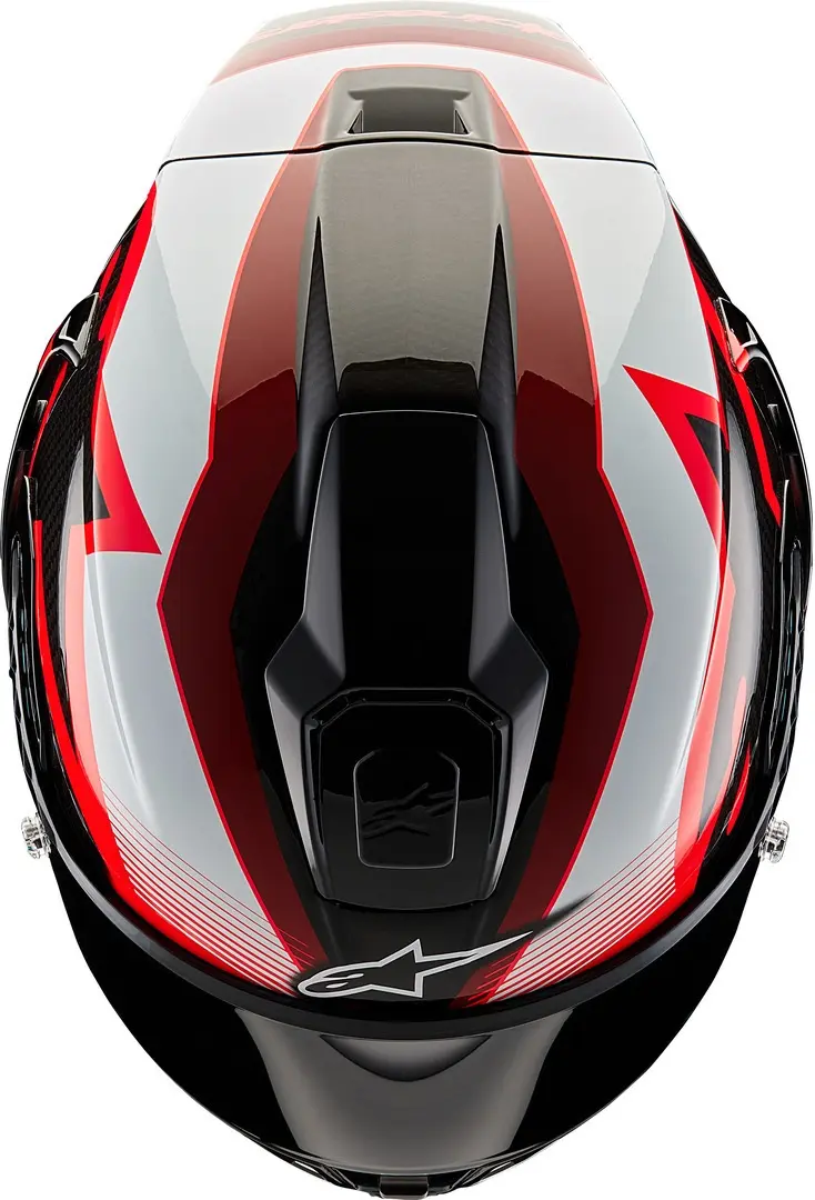 CASCO ALPINESTARS SUPERTECH R10 Element White / Bright Red / Carbon black