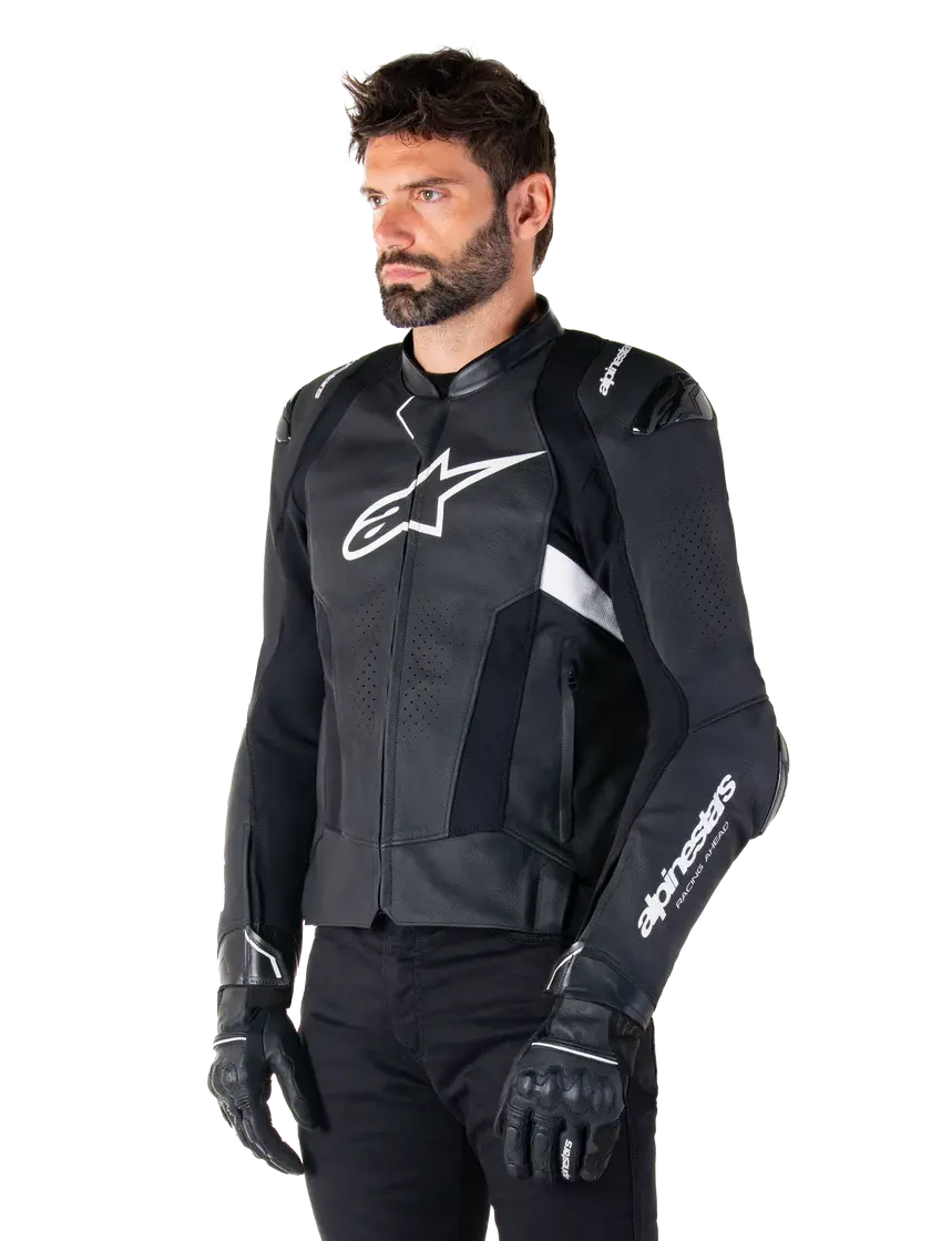 CHAMARRA DE PIEL MISSILE V3 AIRFLOW NGO/BCO