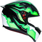 CASCO AGV K1 MULTI KRIPTON NEGRO CON VERDE - K1