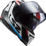 CASCO INTEGRAL LS2 STORM RACER BLANCO, AZUL, ROJO, NEGRO - FF800