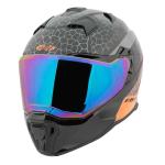 CASCO INTEGRAL JOE ROCKET RKT 400 GRIS CON NARANJA - 400