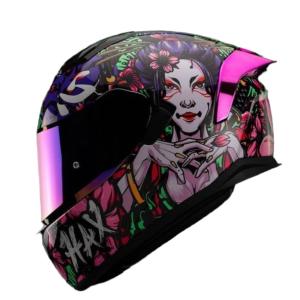 CASCO HAX OBSIDIAN GEISHA ROSA - OBSIDIAN