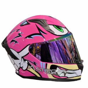 OUTLET CASCO INTEGRAL ASTRO HELMETS SPEED ROSA PRECIO EXCLUSIVO EN LINEA