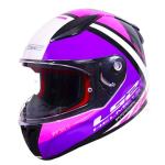 CASCO LS2 RAPID II BLINK BLANCO CON FUCSIA - FF353
