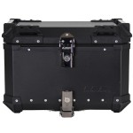 BAUL TRASERO MOTOCICLETA LS2 ALUMINIO NEGRO 55 LTS - B55
