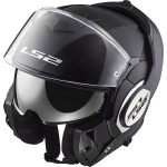CASCO ABATIBLE LS2 VALIANT NEGRO MATE - VALIANT