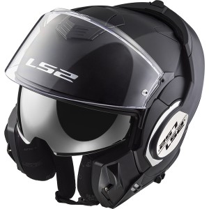 CASCO ABATIBLE LS2 VALIANT NEGRO MATE - VALIANT