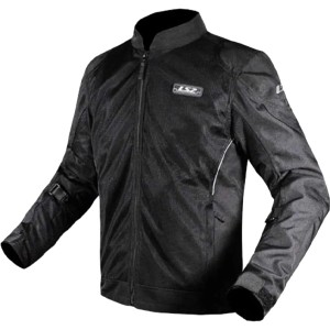 CHAMARRA LS2 AIRY EVO VENTILADA NEGRO CABALLERO