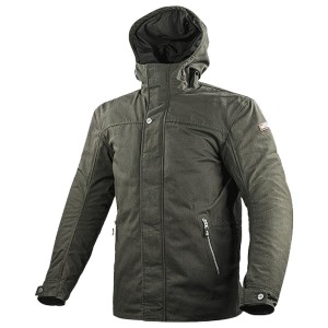 CHAMARRA LS2 TIPO CAZADORA KHAKI/AZUL - RAMBLA