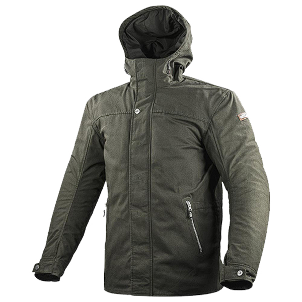 CHAMARRA LS2 TIPO CAZADORA KHAKI/AZUL - RAMBLA