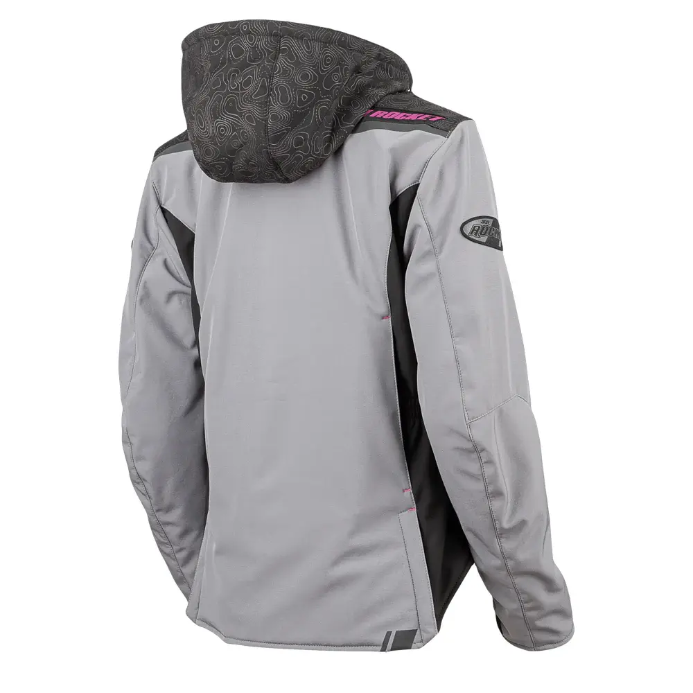 CHAMARRA JOE ROCKET ALTITUDE GRIS/ROSA PARA DAMA