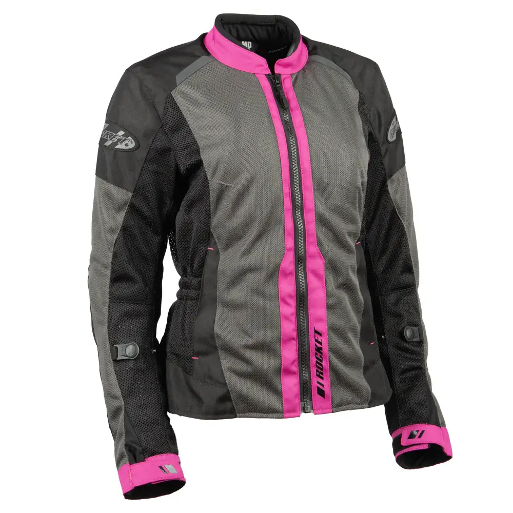 CHAMARRA JOE ROCKET STRATOS ROSA/GRIS MESH