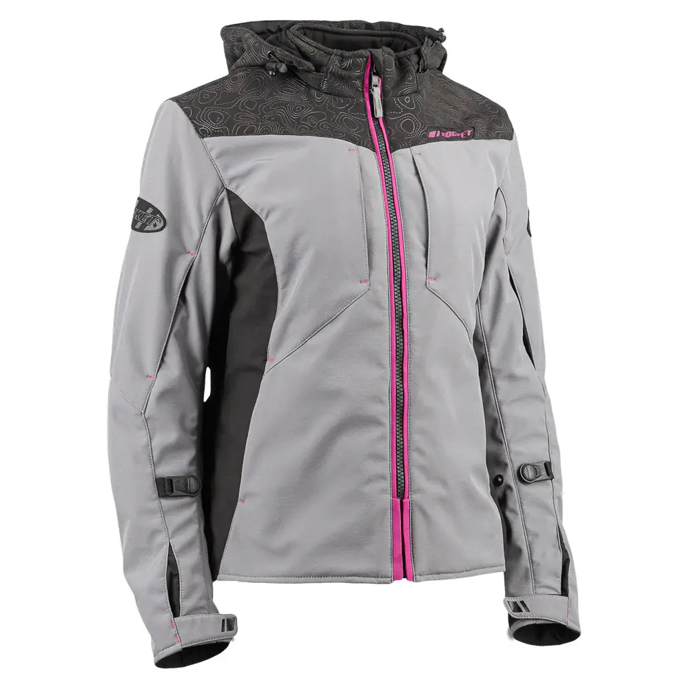 CHAMARRA JOE ROCKET ALTITUDE GRIS/ROSA PARA DAMA
