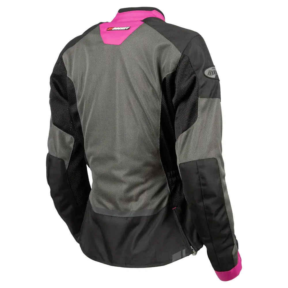 CHAMARRA JOE ROCKET STRATOS ROSA/GRIS MESH
