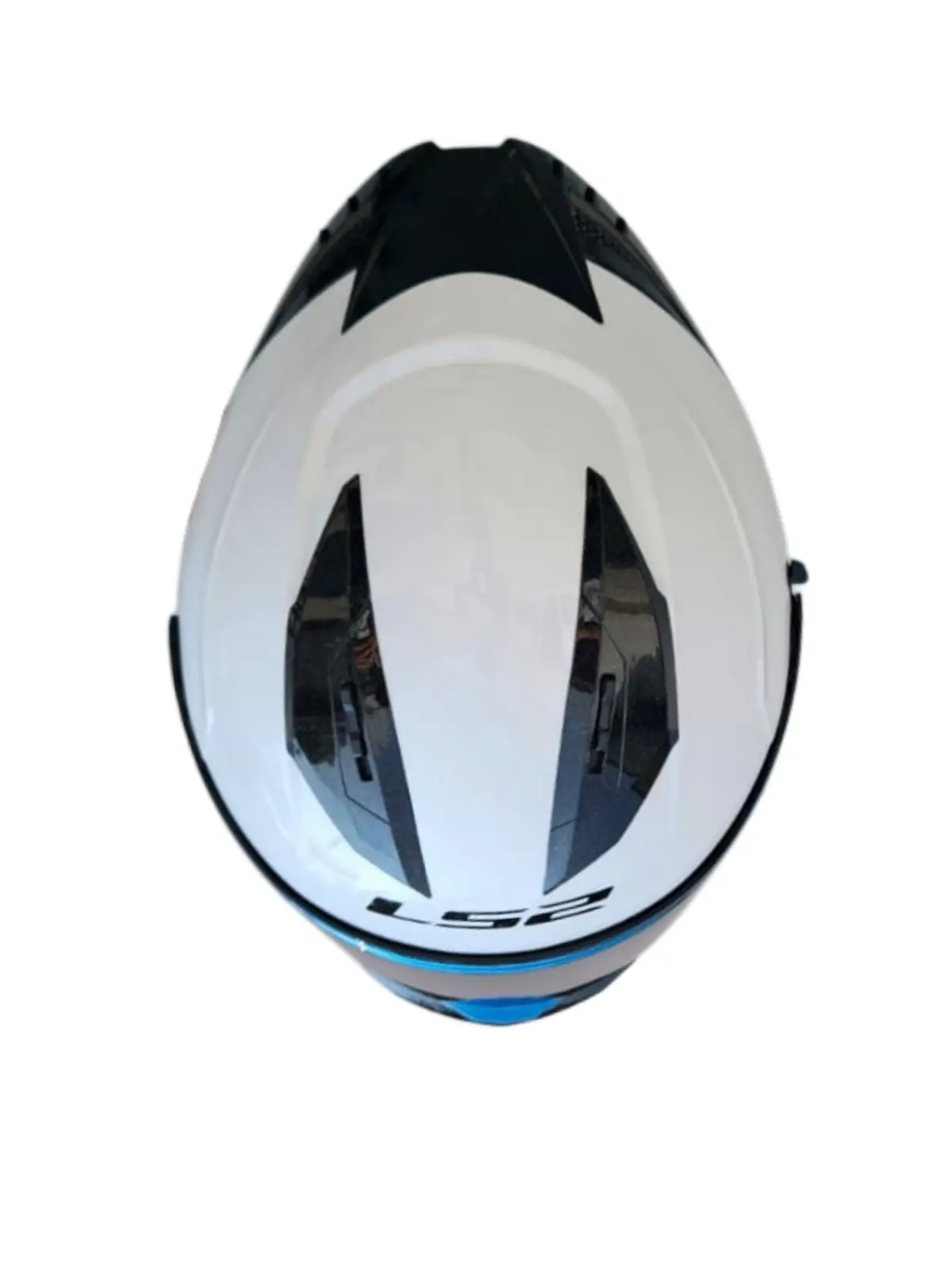 CASCO FUSION LS2 FF806 CON LED E INTERCOM BLANCO