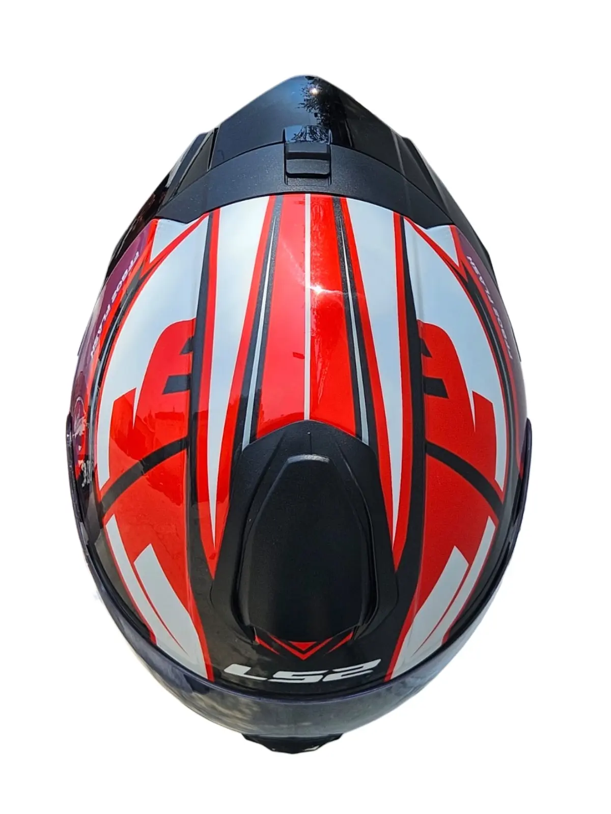 CASCO FLASH NGO/BCO/ROJO SIN INTER