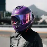 CASCO R7 STRYKER MORADO DOT