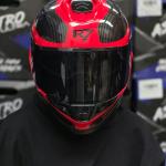 CASCO R7 STRYKER NEGRO/ROJO