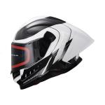 CASCO R7 STRYKER BLANCO/NEGRO