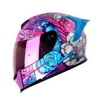 OUTLET CASCO INTEGRAL SHAFT SH-502 FLOWER DE VENTA EXCLUSIVA EN PAGINA