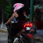 CASCO ASTRO PISTA MOÑO ROSA