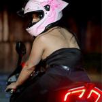 CASCO ASTRO PISTA MOÑO ROSA