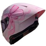 CASCO ASTRO PISTA MOÑO ROSA